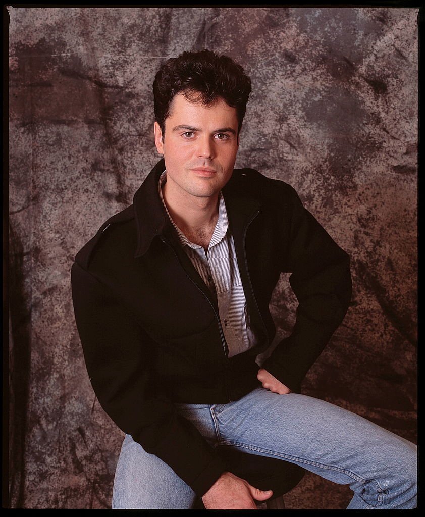 A studio portrait of Donny Osmond taken in 1987 in London. | Photo: Getty Images