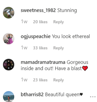 Fan comments left on Iyanla Vanzant's post | Instagram: @inyalavanzant