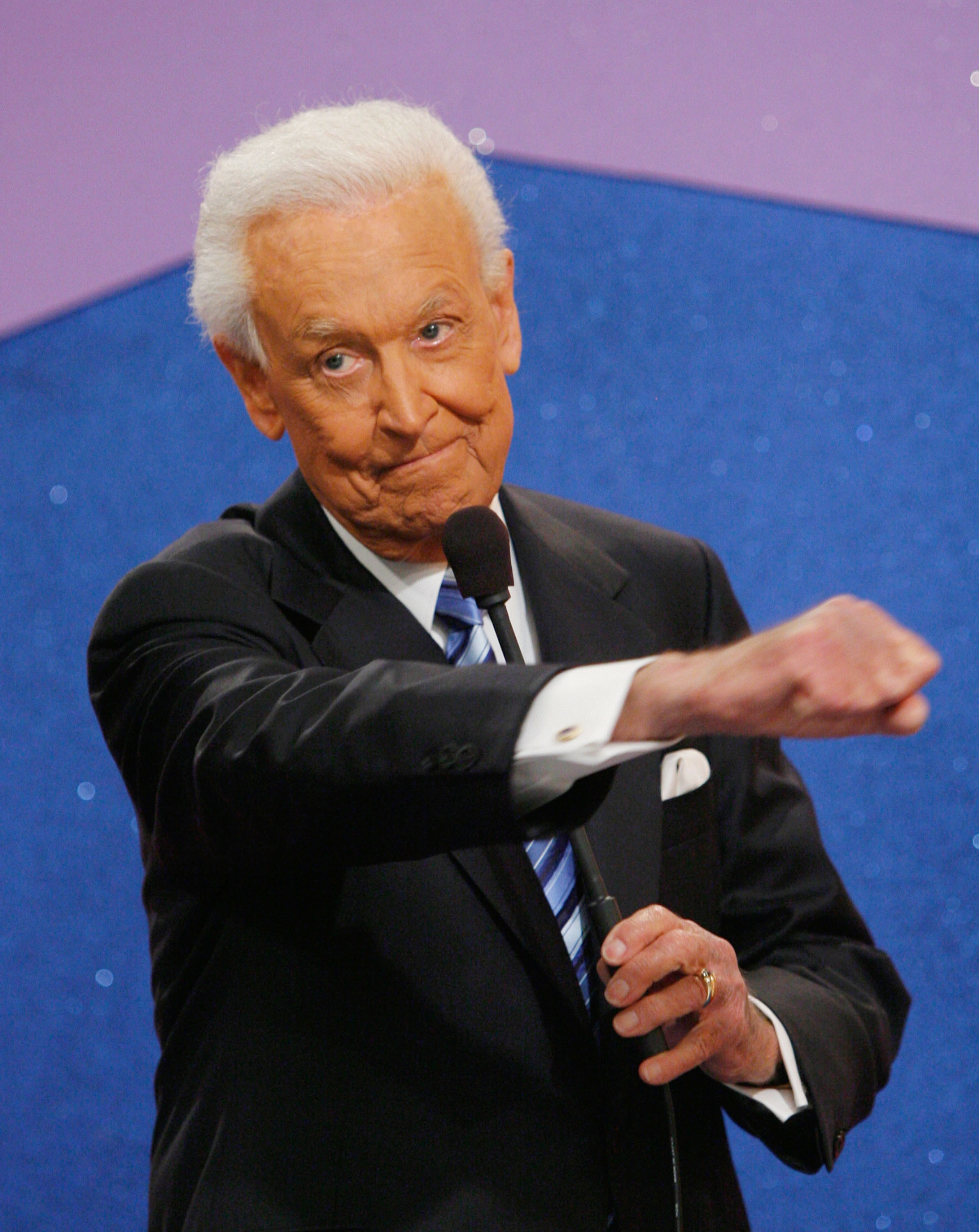 Bob Barker during his last taping of "The Price is Right" show held at the CBS television city studios on June 6, 2007 in Los Angeles, California. | Source: Getty Images