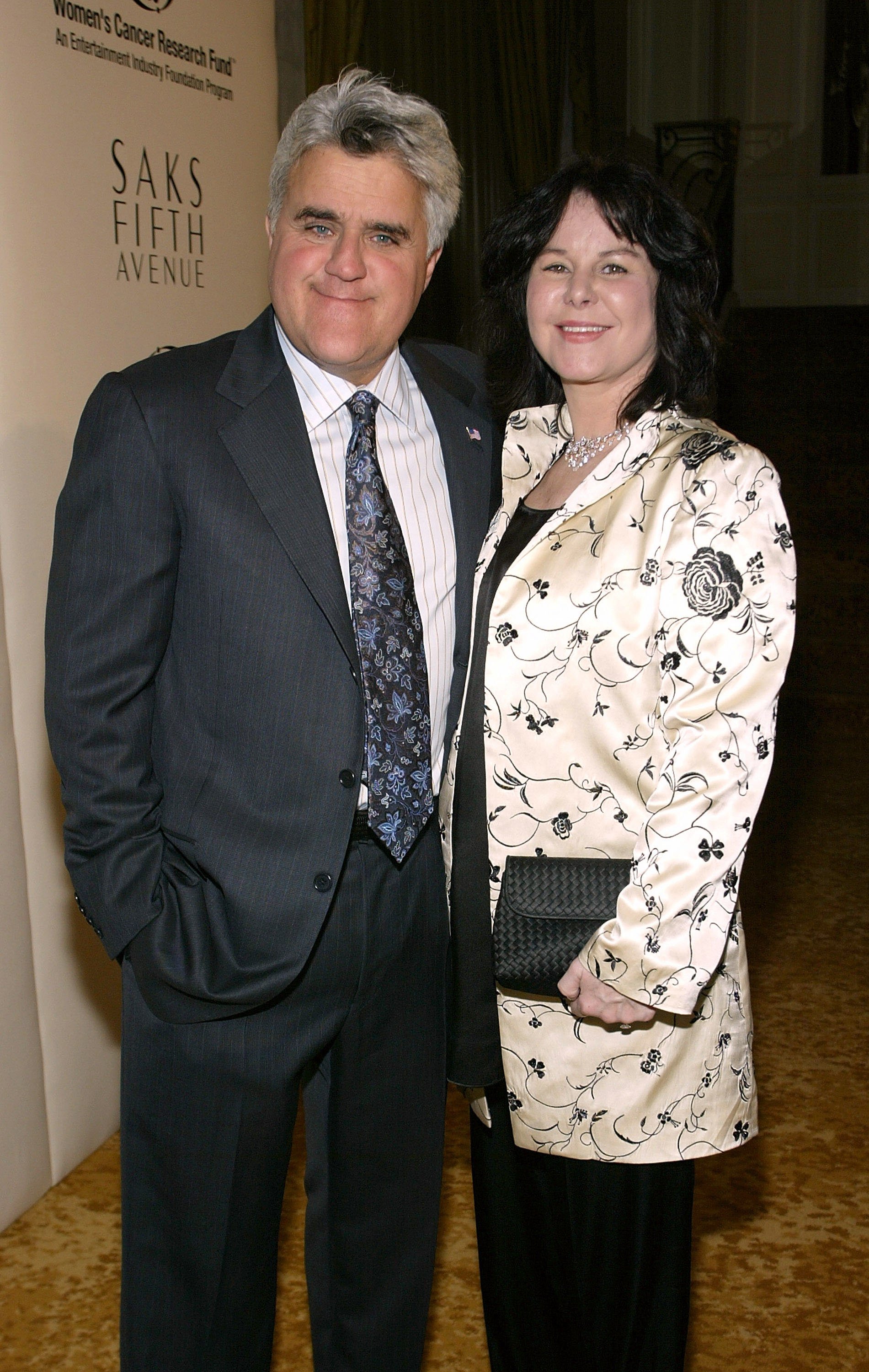 Jay Leno and Mavis Leno in Beverly Hills in 2005. | Source: Getty Images 