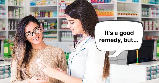 A woman trying to purchase hair removal from a pharmacist. | Photo: Shutterstock