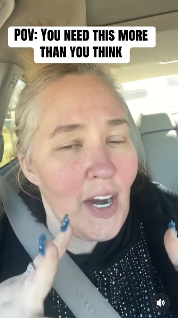 Mama June Shannon in a car, on a post dated February 24, 2026 | Source: Instagram/mamajune