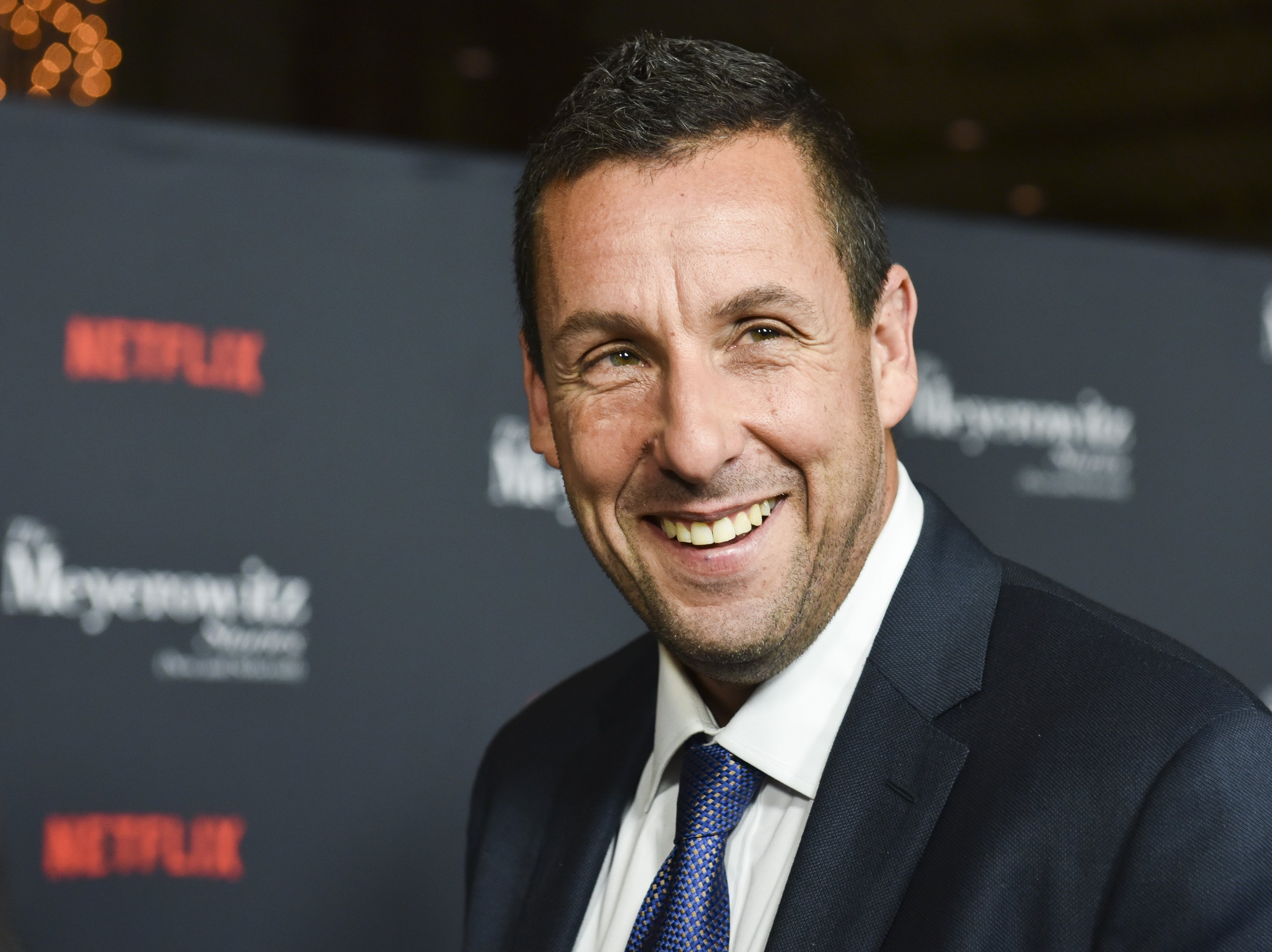 Adam Sandler attends screening of Netflix's "The Meyerowitz Stories (New And Selected)" at Directors Guild Of America on October 11, 2017 in Los Angeles, California. | Source: Getty Images