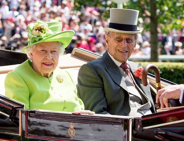 Queen Elizabeth II and Prince Philip, Duke of Edinburgh attend Royal Ascot 2017 at Ascot Racecourse in Ascot, England | Photo: Getty Images