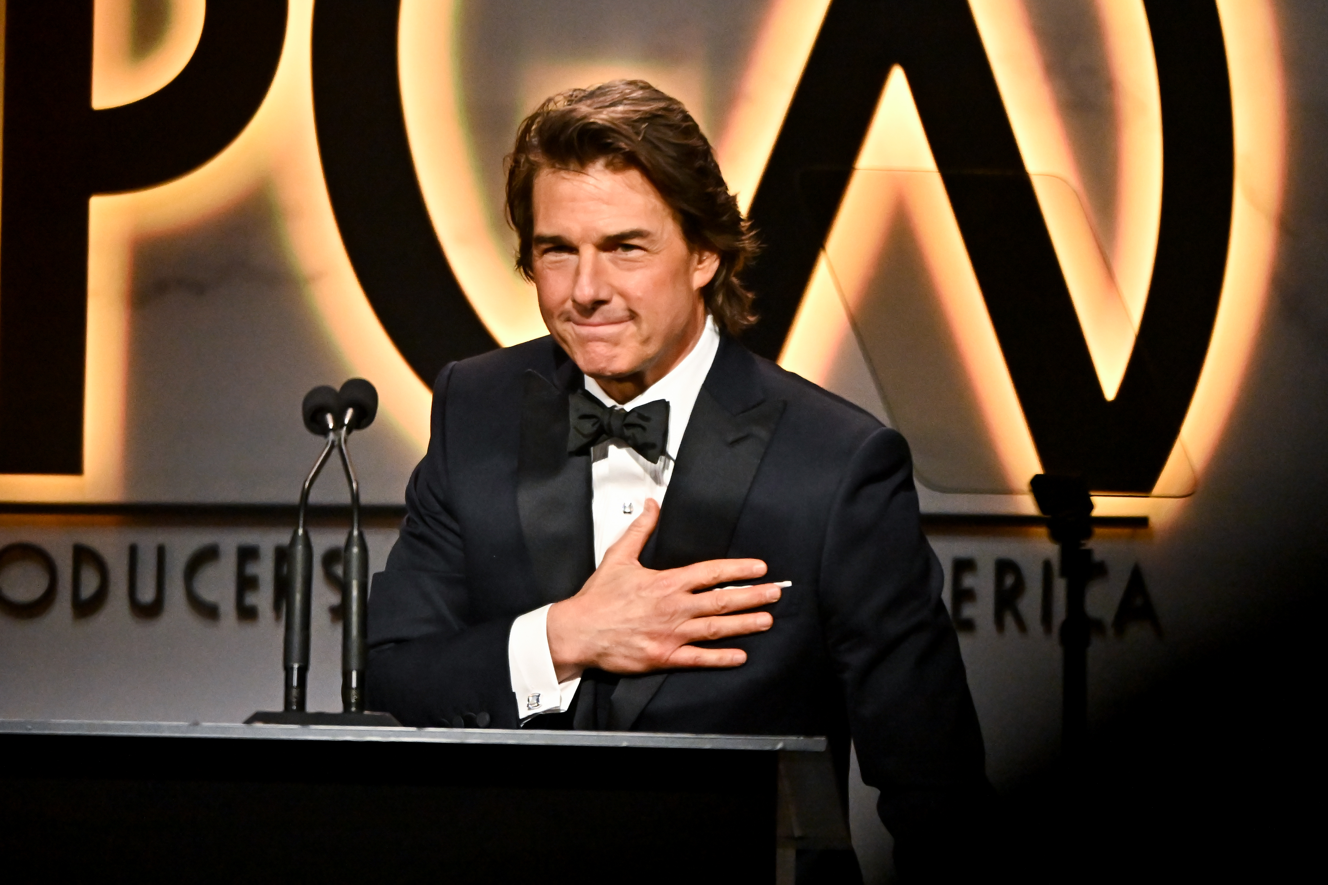 Tom Cruise at the 34th Annual Producers Guild Awards in Beverly Hills, California on February 25, 2023. | Source: Getty Images