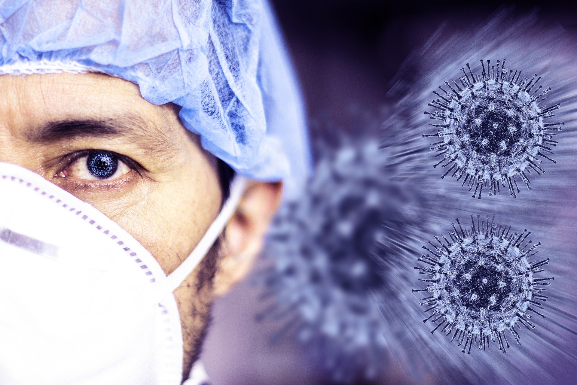A man with protective wear to prevent the spread of the coronavirus. | Source: Pixabay.