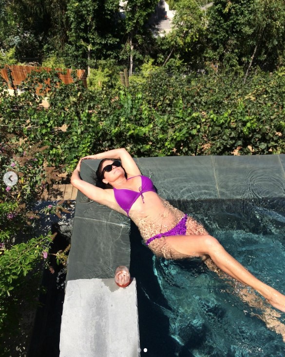 Valerie Bertinelli posing in a bikini in a throwback post from 2014 | Source: Instagram/wolfiesmom