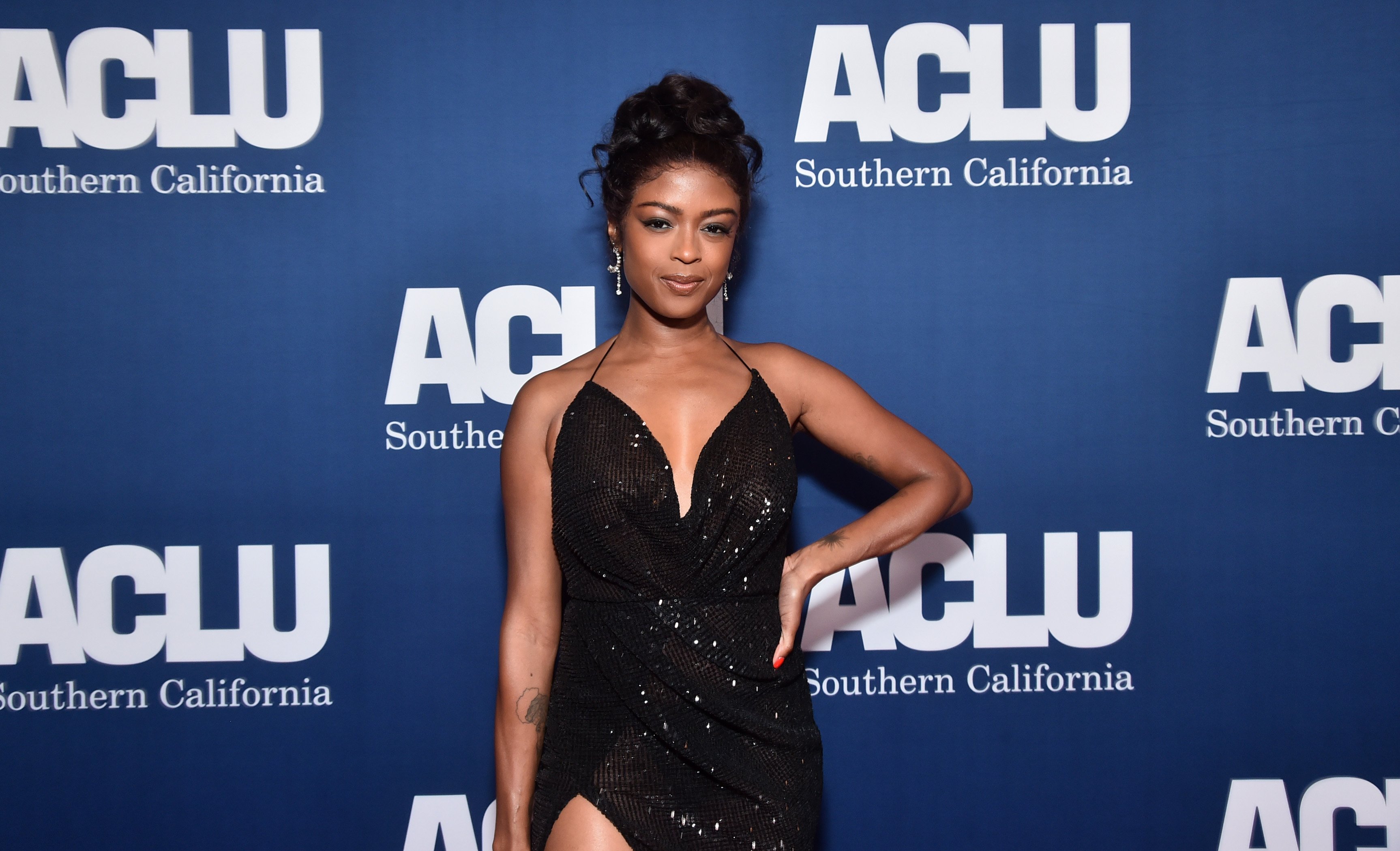 Javicia Leslie at the ACLU SoCal's Annual Bill Of Rights Dinner held at The Beverly Hilton in Beverly Hills, California, on October 16, 2022. | Source: Getty Images