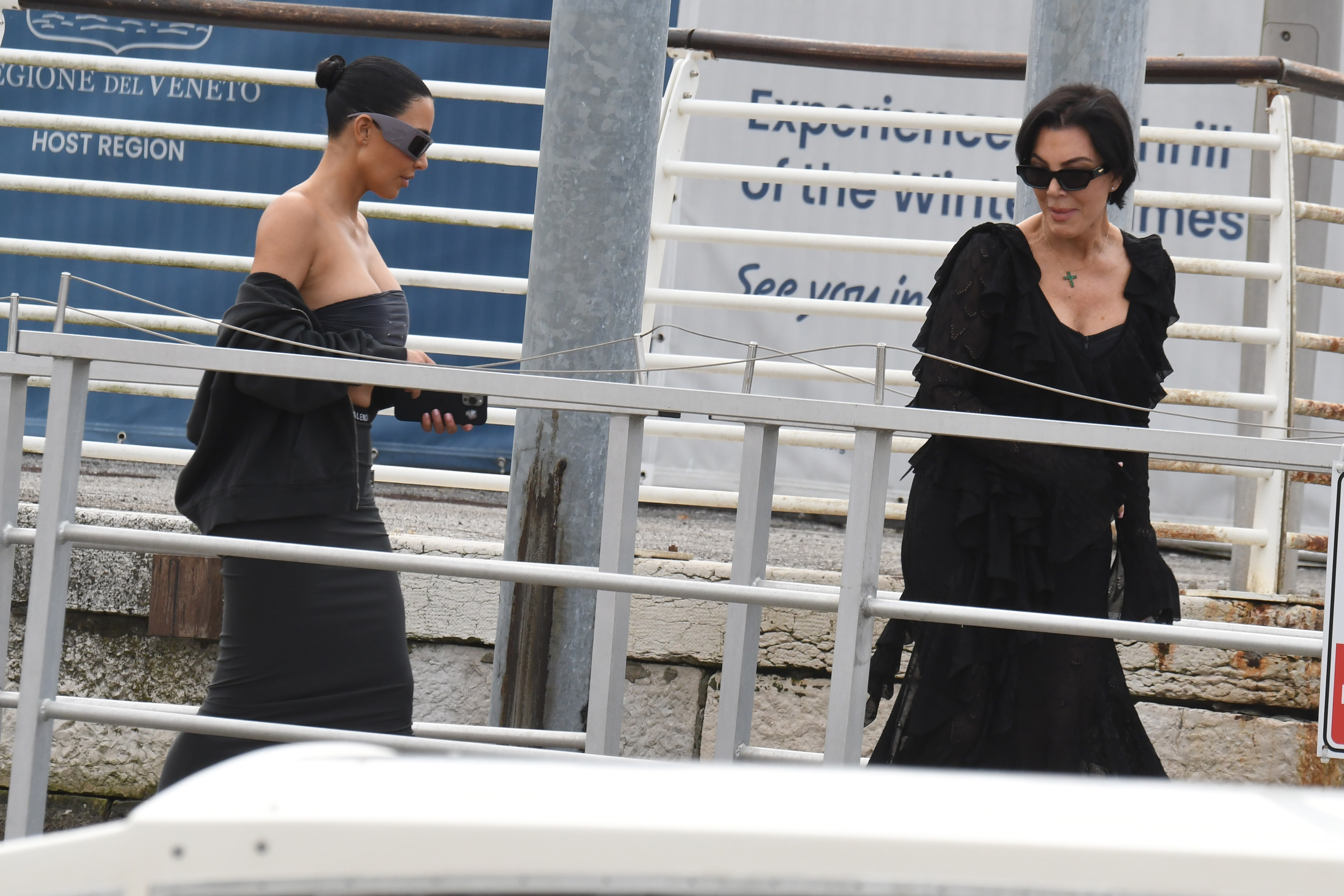 Kris Jenner ahead of Jeff Bezos and Lauren Sánchez's wedding in Venice on June 26, 2026. | Source: Getty Images