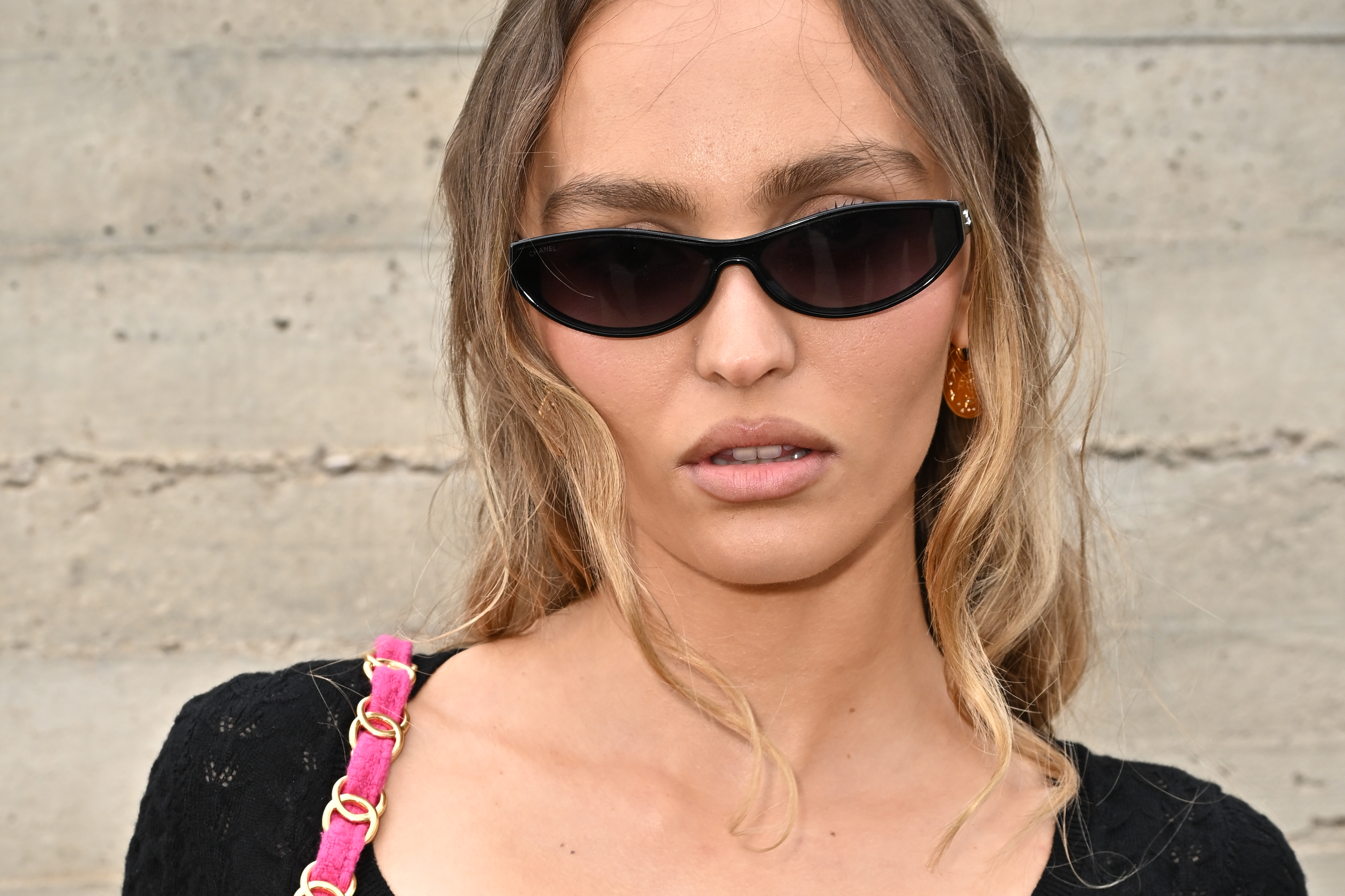 Lily-Rose Depp during the Chanel Cruise 2024-2025 show on May 2, 2024 in Marseille, France. | Source: Getty Images