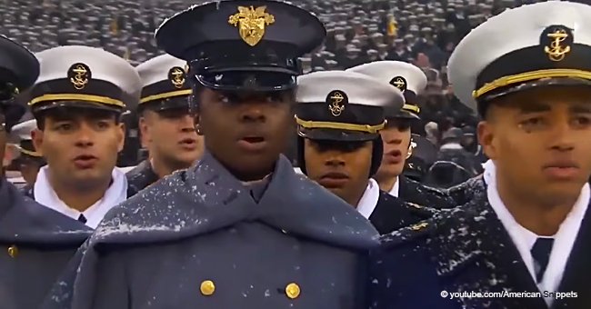 Throwback Video of Army-Navy Choir Doing a Spellbinding Performance of the National Anthem