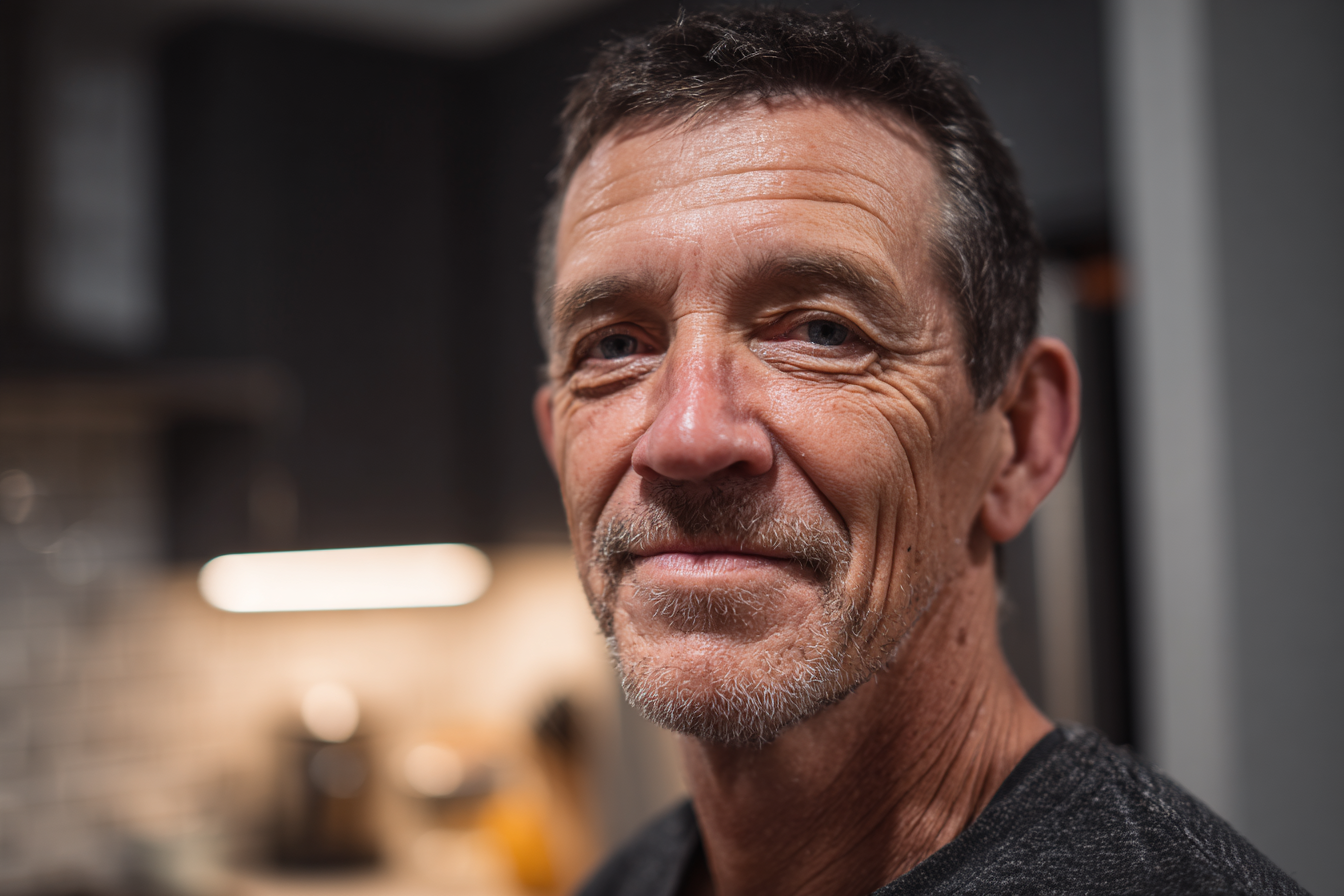 A man standing in the kitchen | Source: Midjourney