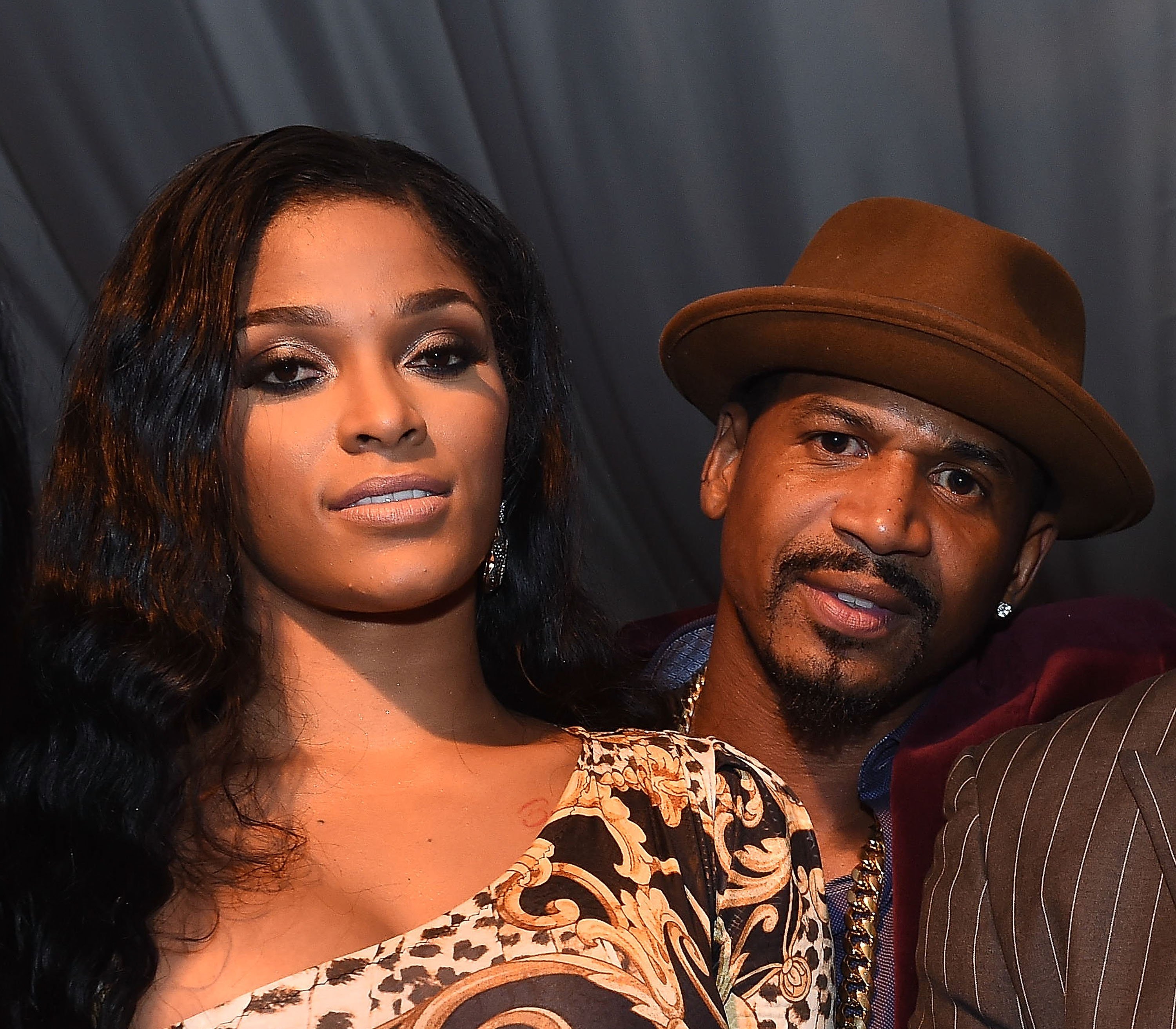 Former couple and parents of Bonnie Bella, Joseline Hernandez and Stevie J attending "ATL Live on the Park" in 2014. | Photo: Getty Images