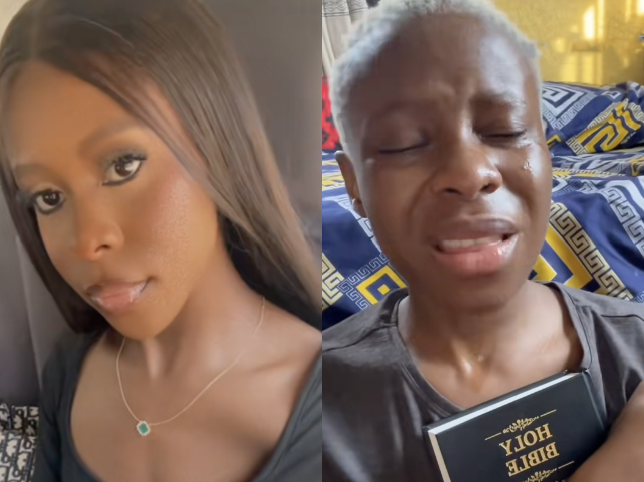 A TikToker's before-and-after photos: single vs. in a relationship. | Source: TikTok/maxwellexcellent