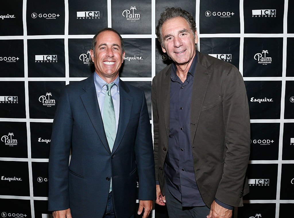 Jerry Seinfeld and Michael Richards in 2015. I Image: Getty Images.