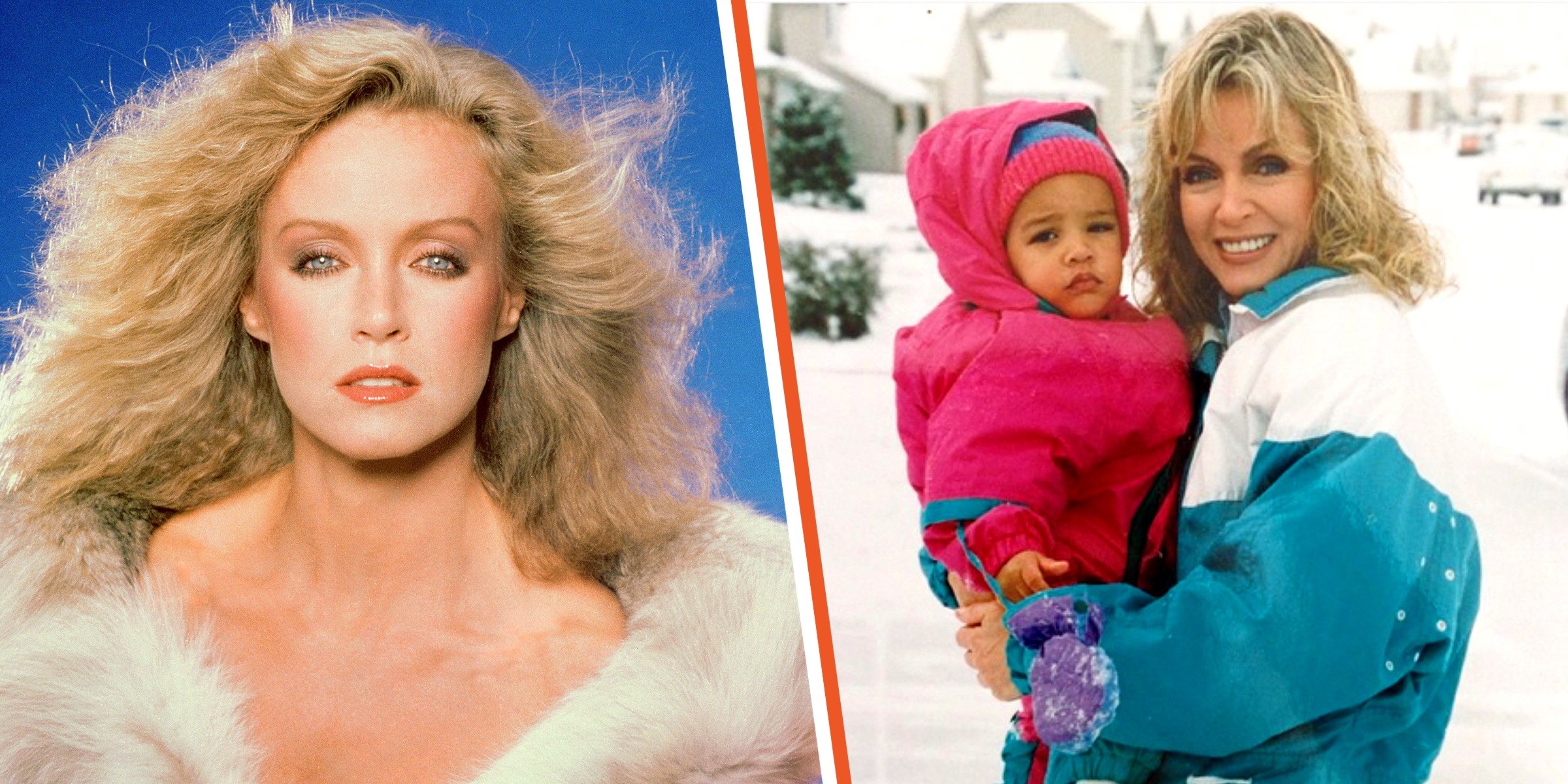 Donna Mills [Left]; Donna Mills and Chloe [Right]. | Source: Getty Images