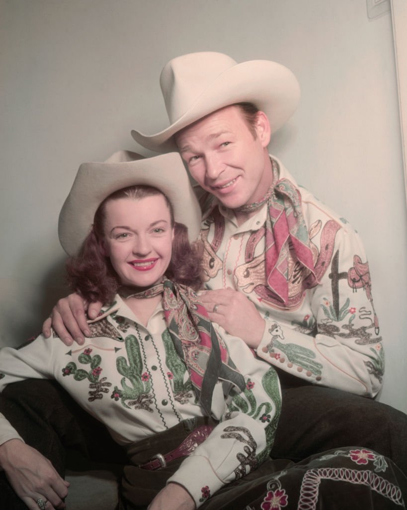 American actors Roy Rogers and Dale Evans circa 1950. | Photo: Getty Images