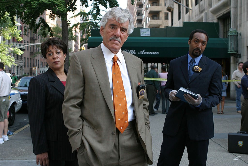 "Coming Down Hard"  "Law and Order " Episode 4,  Epatha Merkerson as Lieutenant Anita Van Buren, Dennis Farina as Detective Joe Fontana, Jesse L. Martin as Detective Ed Green