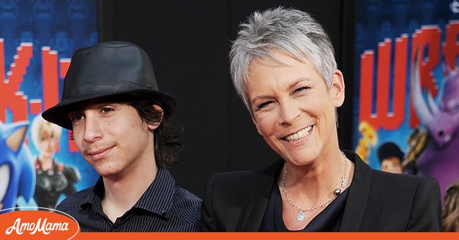 Jamie Lee Curtis and Tom Guest (now Ruby Guest) on October 29, 2012, in Hollywood, California. | Source: Getty Images 