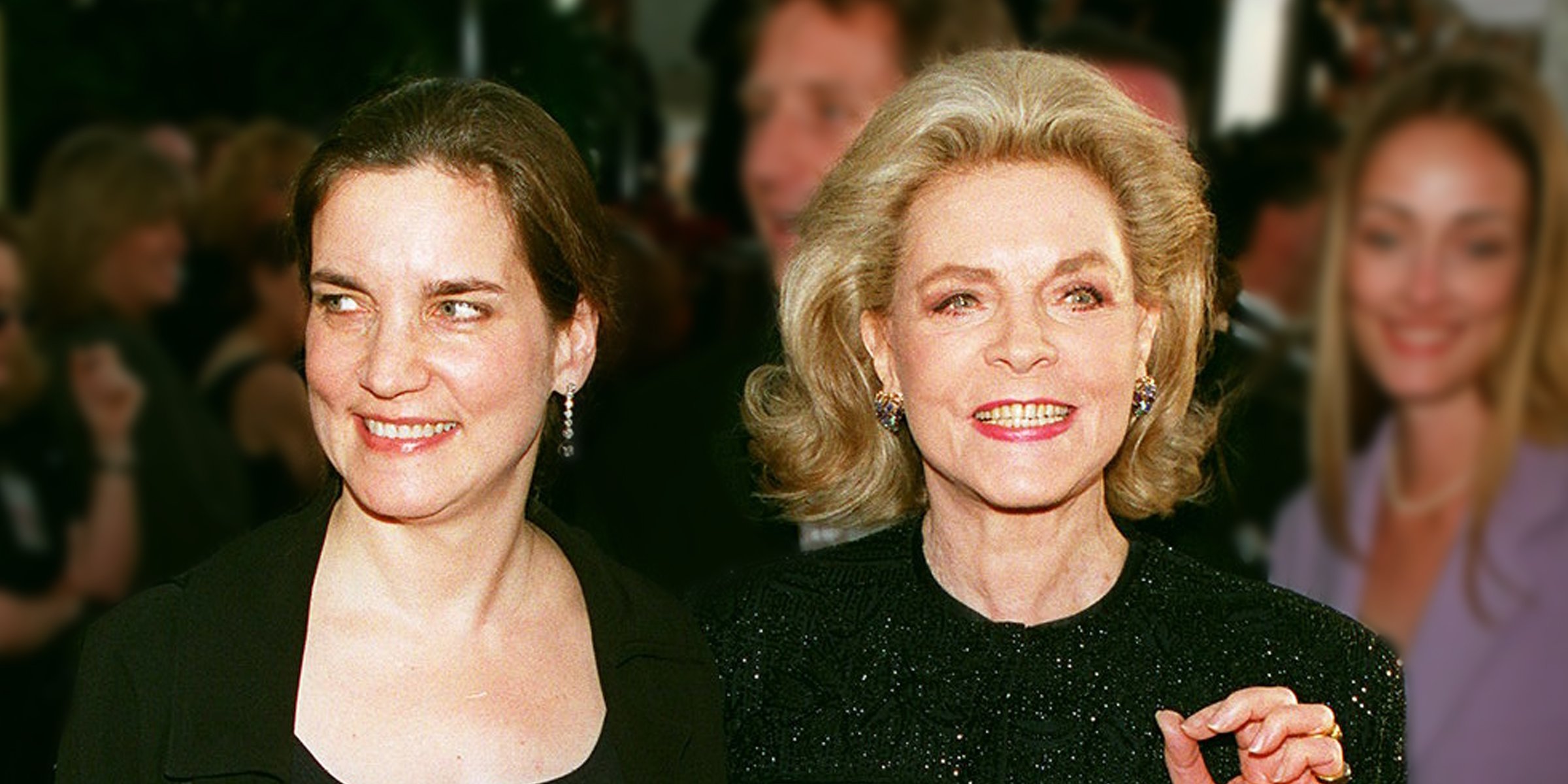 Leslie Bogart and Lauren Bacall | Source: Getty Images