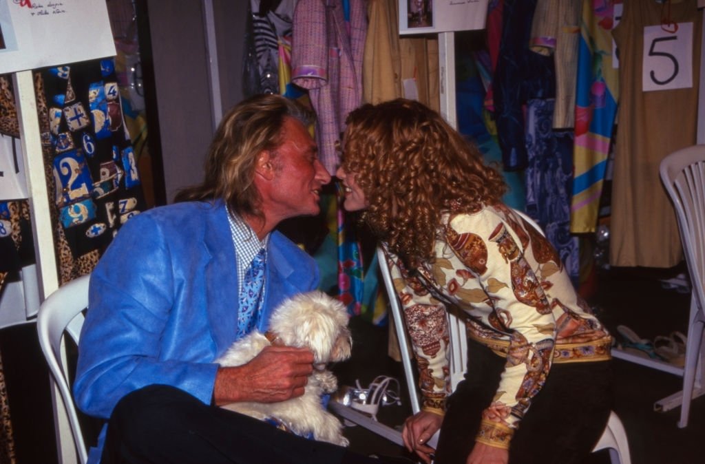 Laeticia et Johnny Hallyday, à Paris, France en octobre 1996. | Photo : Getty Images