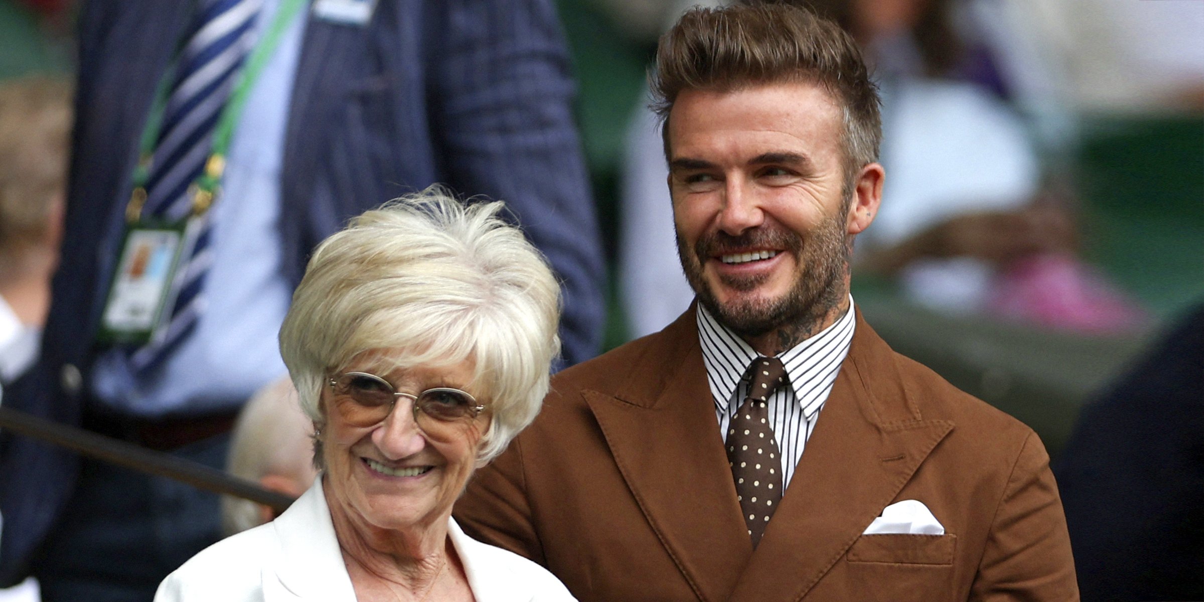 Sandra Beckham and David Beckham, 2022 | Source: Getty Images