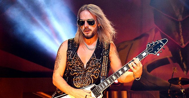 Guitarist Richie Faulkner performing on the final night of the band's Firepower World Tour at The Joint inside the Hard Rock Hotel & Casino on June 29, 2019 in Las Vegas, Nevada | Photo: Getty Images