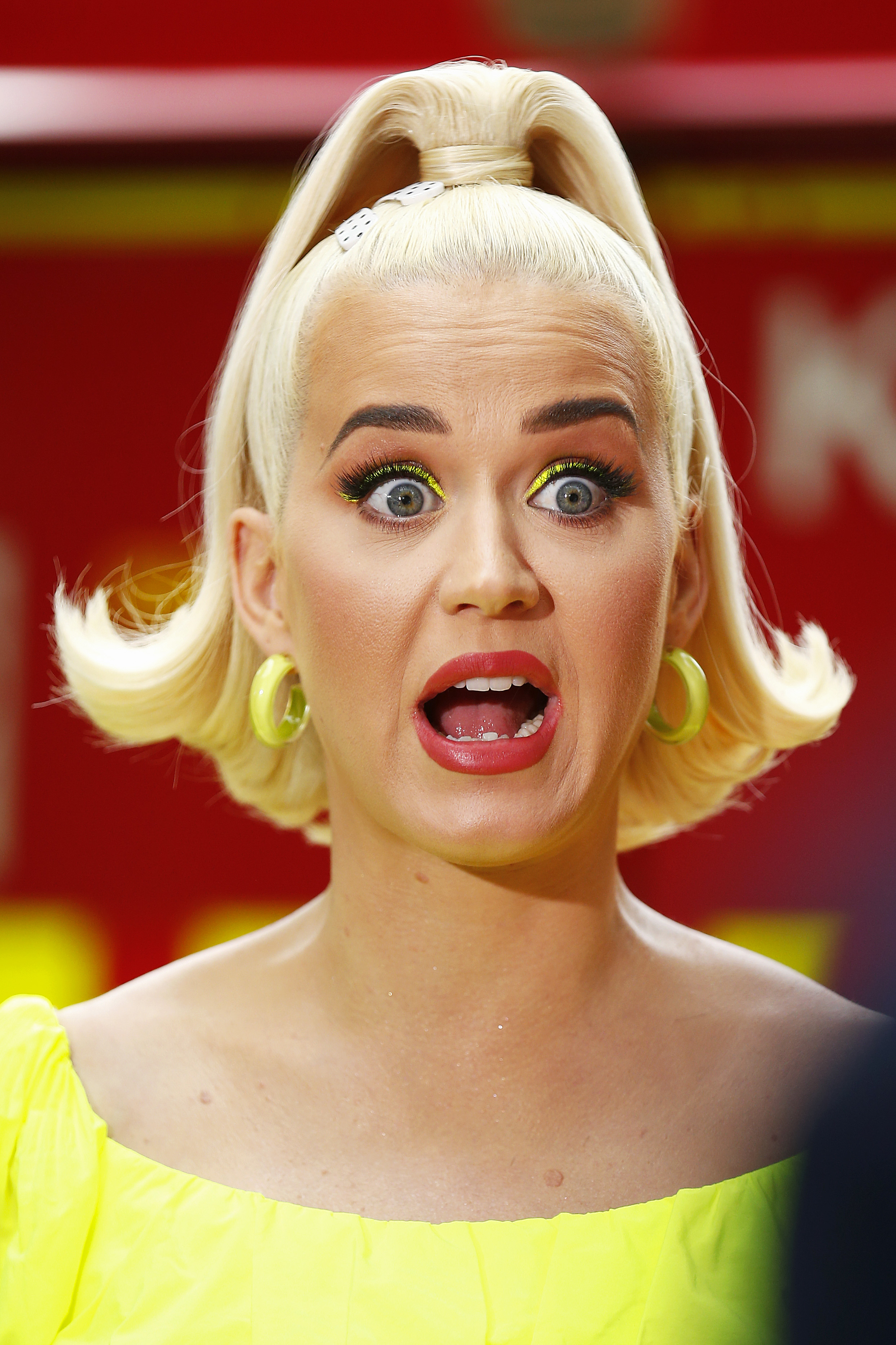 Katy Perry speaks to media on March 11, 2020, in Bright, Australia. | Source: Getty Images
