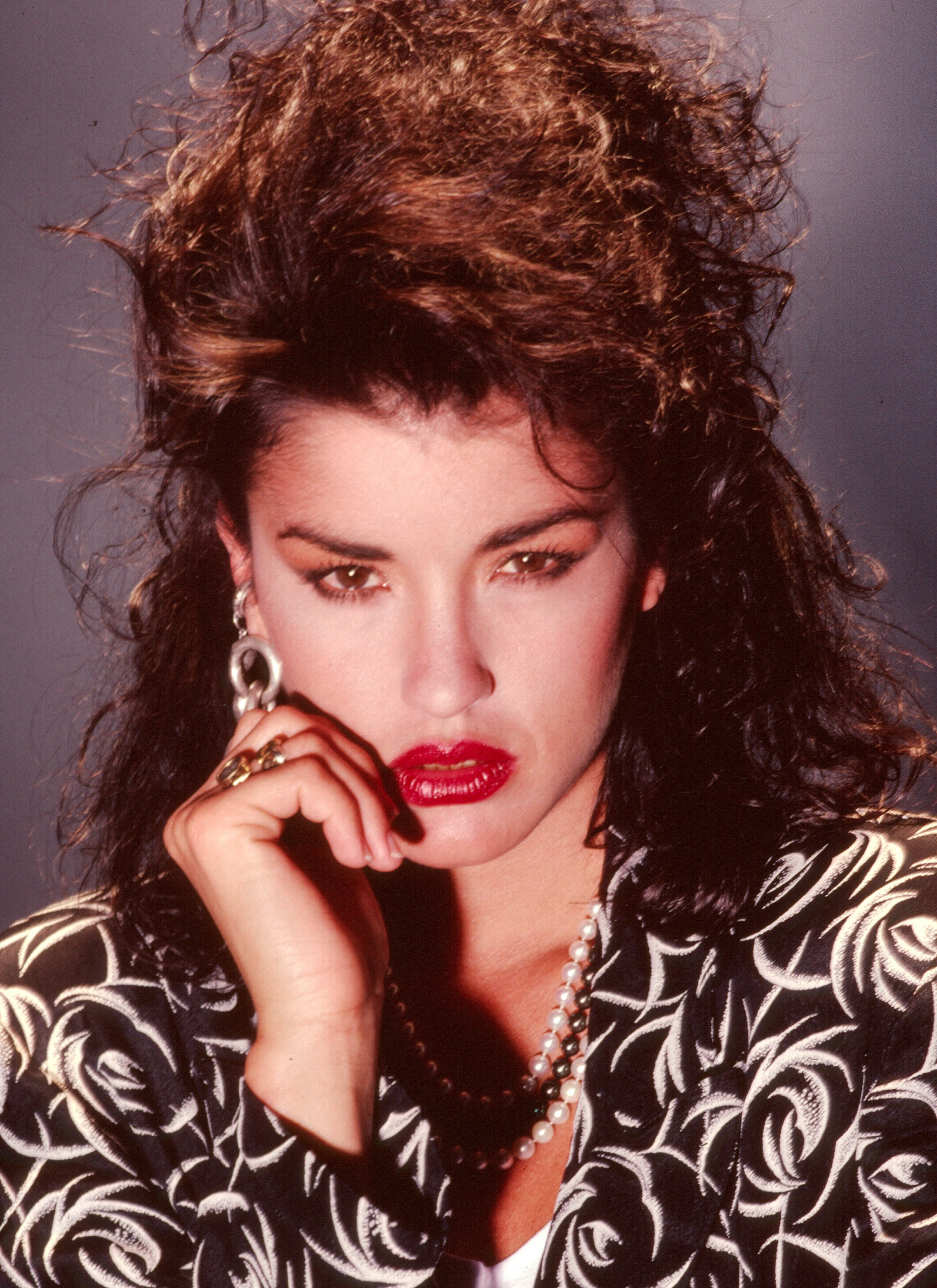 Janice Dickinson during a portrait session on January 1, 1986, in Los Angeles, California. | Source: Getty Images