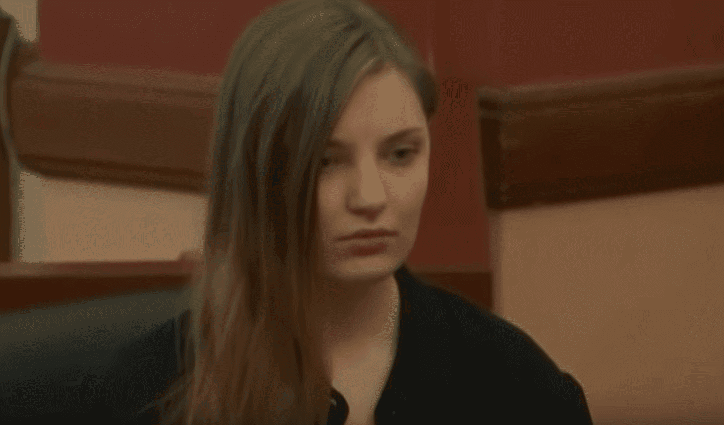 Cheyanne Harris remains stone-cold as she hears the jury's verdict | Photo: YouTube/Law & Crime Network