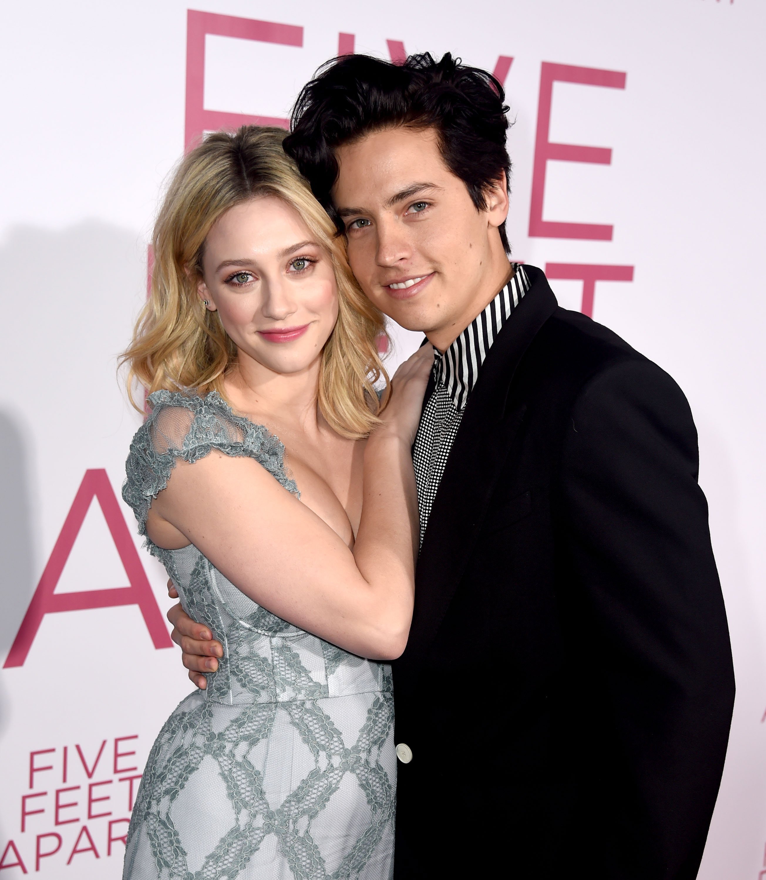 Lili Reinhart and Cole Sprouse at the "Five Feet Apart" film premiere on March 7, 2019, in Los Angeles, California. | Source: Getty Images 