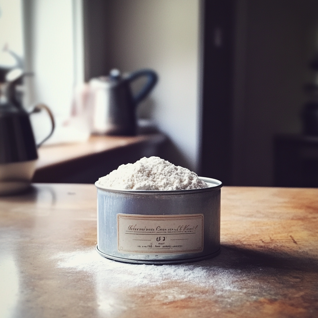 A tin of baking powder | Source: Midjourney