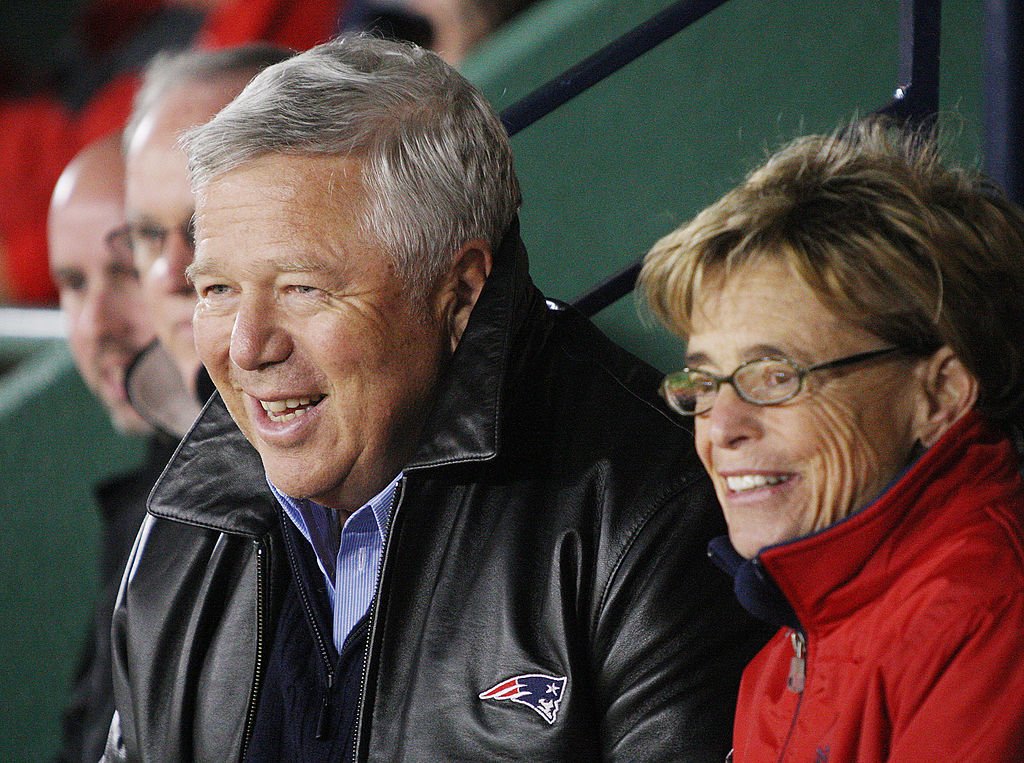 Bob Kraft and his wife, Myra, at Fenway Park Friday, October 12, 2007. | Photo: Getty Images