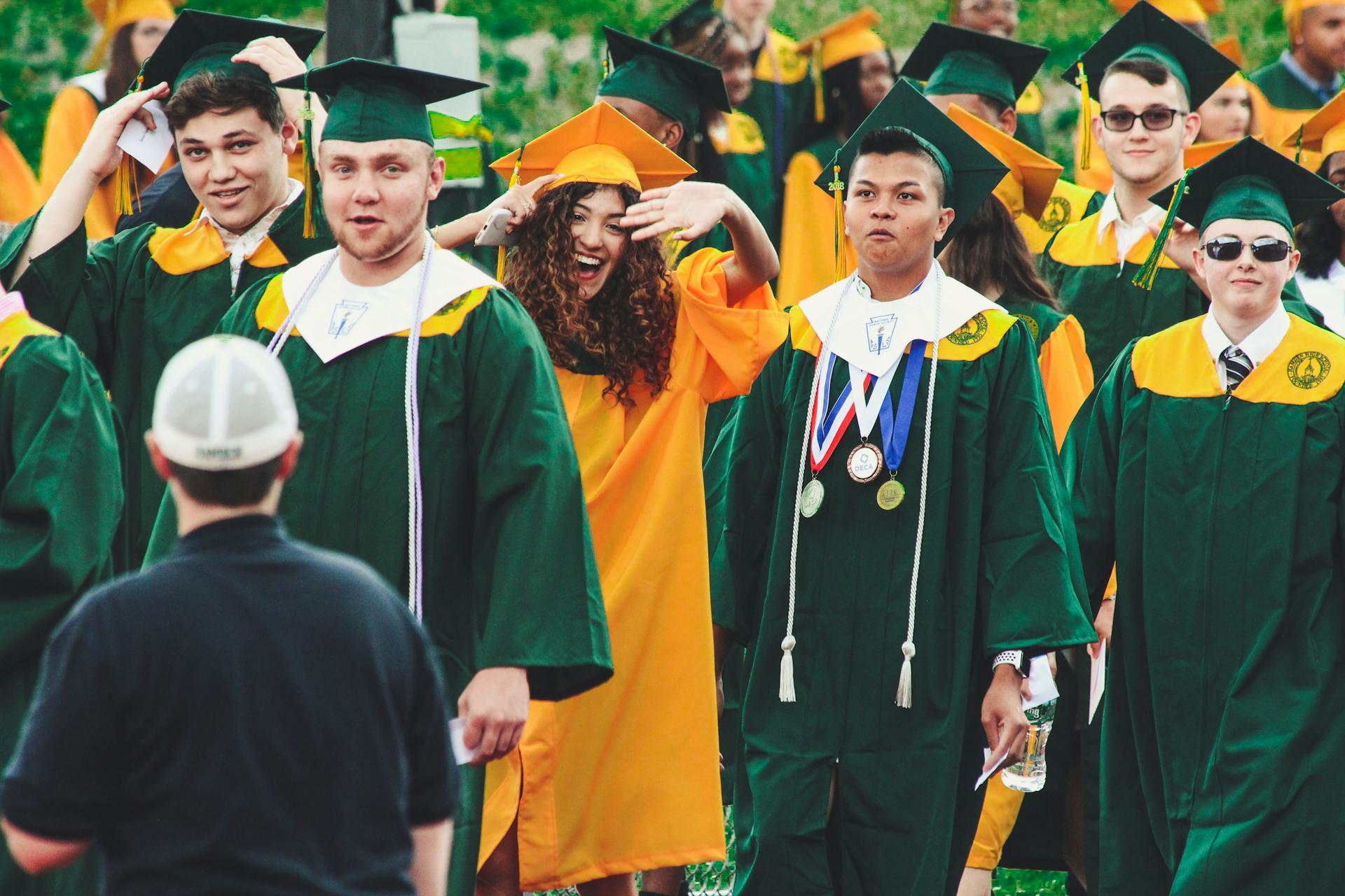 Students at their college graduation | Source: Pexels