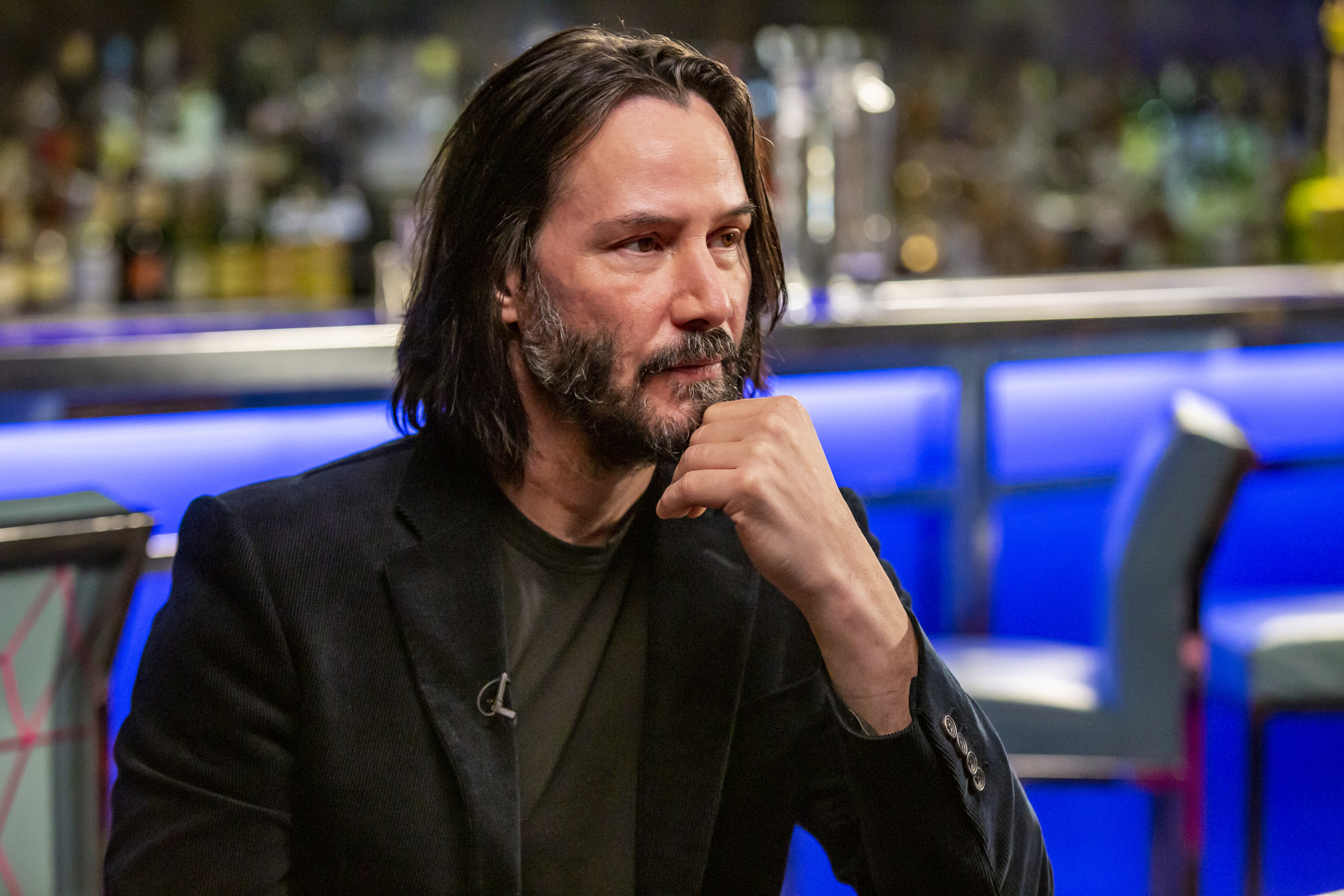 Keanu Reeves during "Sunday TODAY with Willie Geist" on May 12, 2019.
