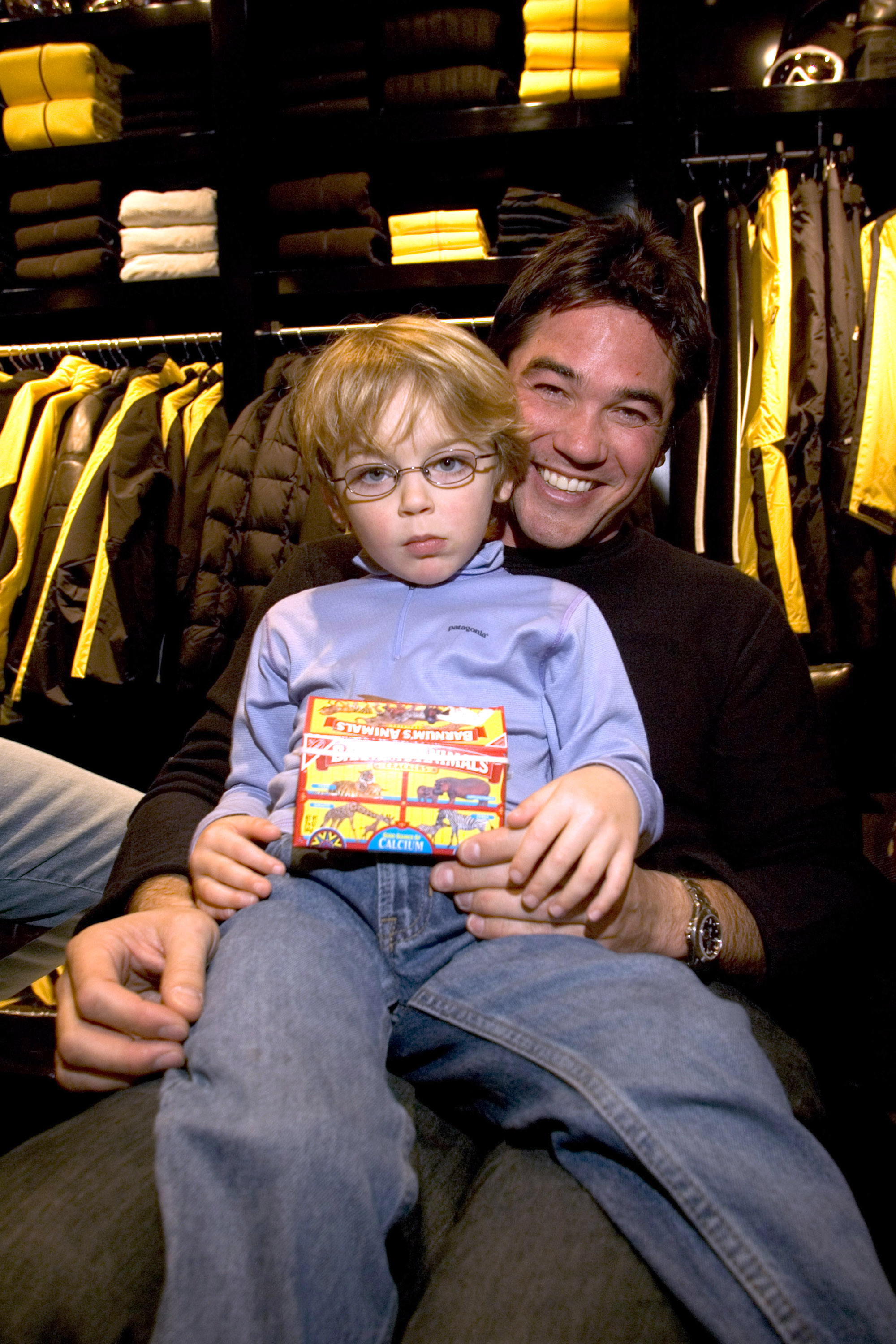 Christopher and Dean Cain during Aspen Peak at the Opening of The New Ralph Lauren Aspen Store in Aspen, Colorado, on December 30, 2004 | Source: Getty Images