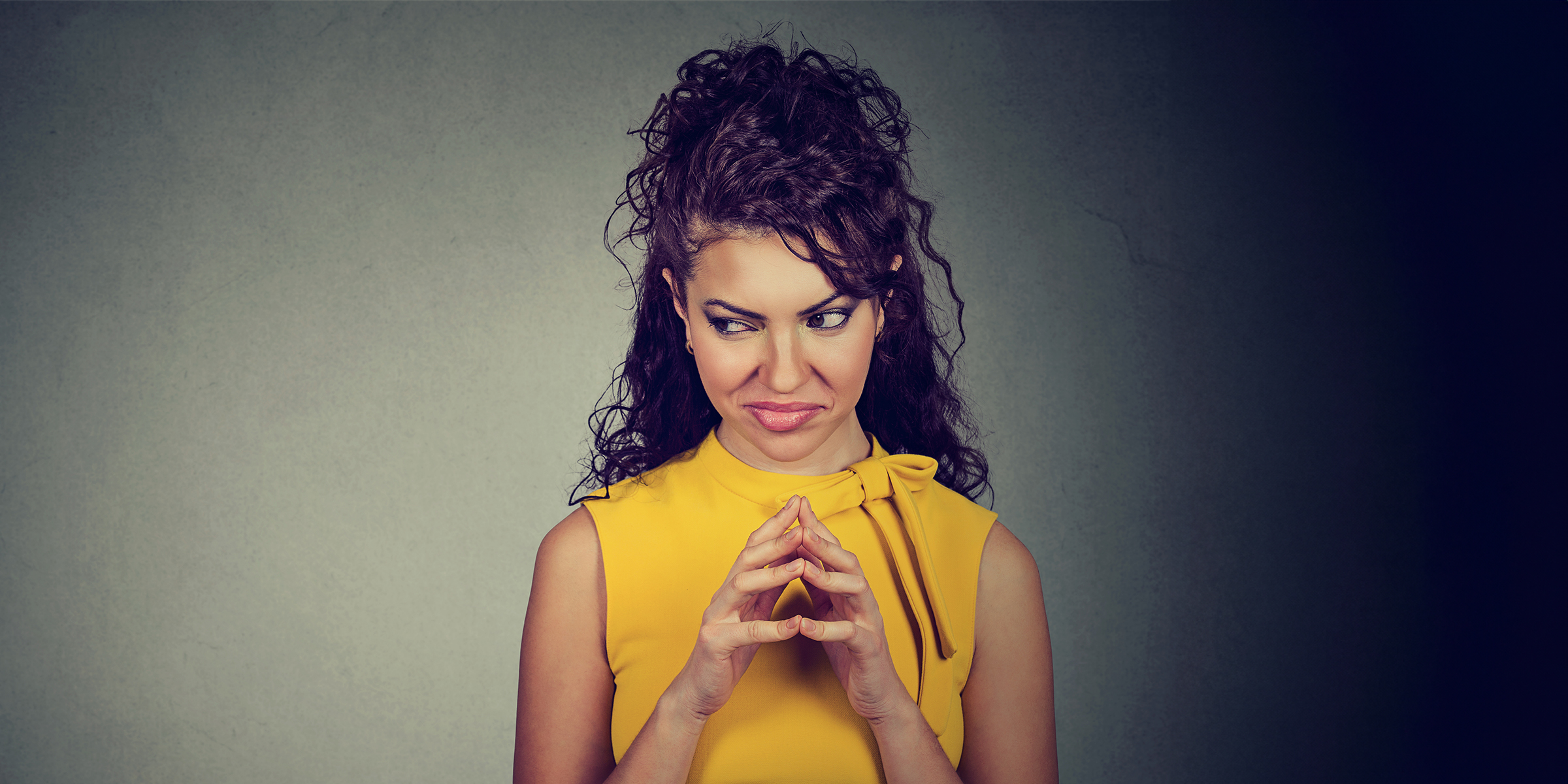 A sly woman | Source: Shutterstock