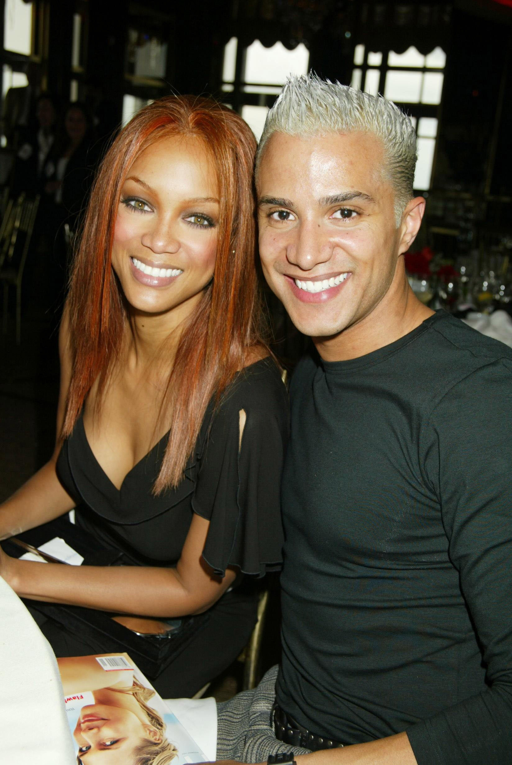 Tyra Banks and Jay Manuel at the Fifth Annual Healthy Beauty Awards in New York in 2003. | Source: Getty Images