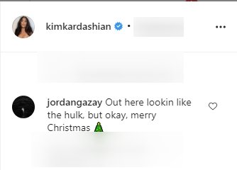 A fan's comment on Kim Kardashian's photo with her sibling, Kylie Jenner. | Photo: Instagram/Kimkardashian