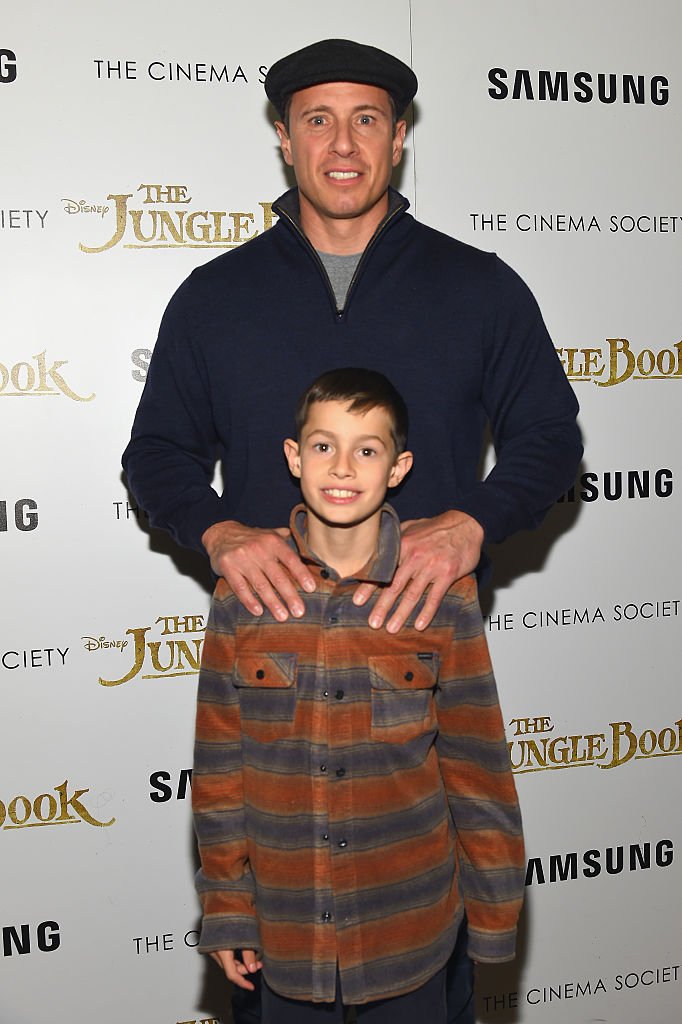 Chris Cuomo and son Mario Cuomo attend as Disney with The Cinema Society & Samsung host a screening of "The Jungle Book" at AMC Empire 25 theater on April 7, 2016 | Photo: Getty Images
