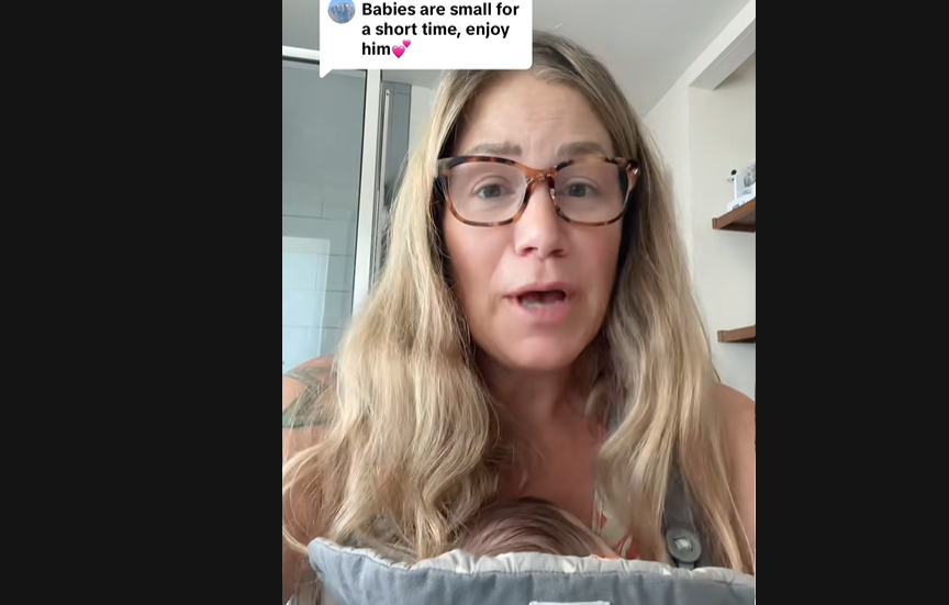 Grace Collins records a video social media, dated July 28, 2024 | Source: TikTok/@southtexasmom