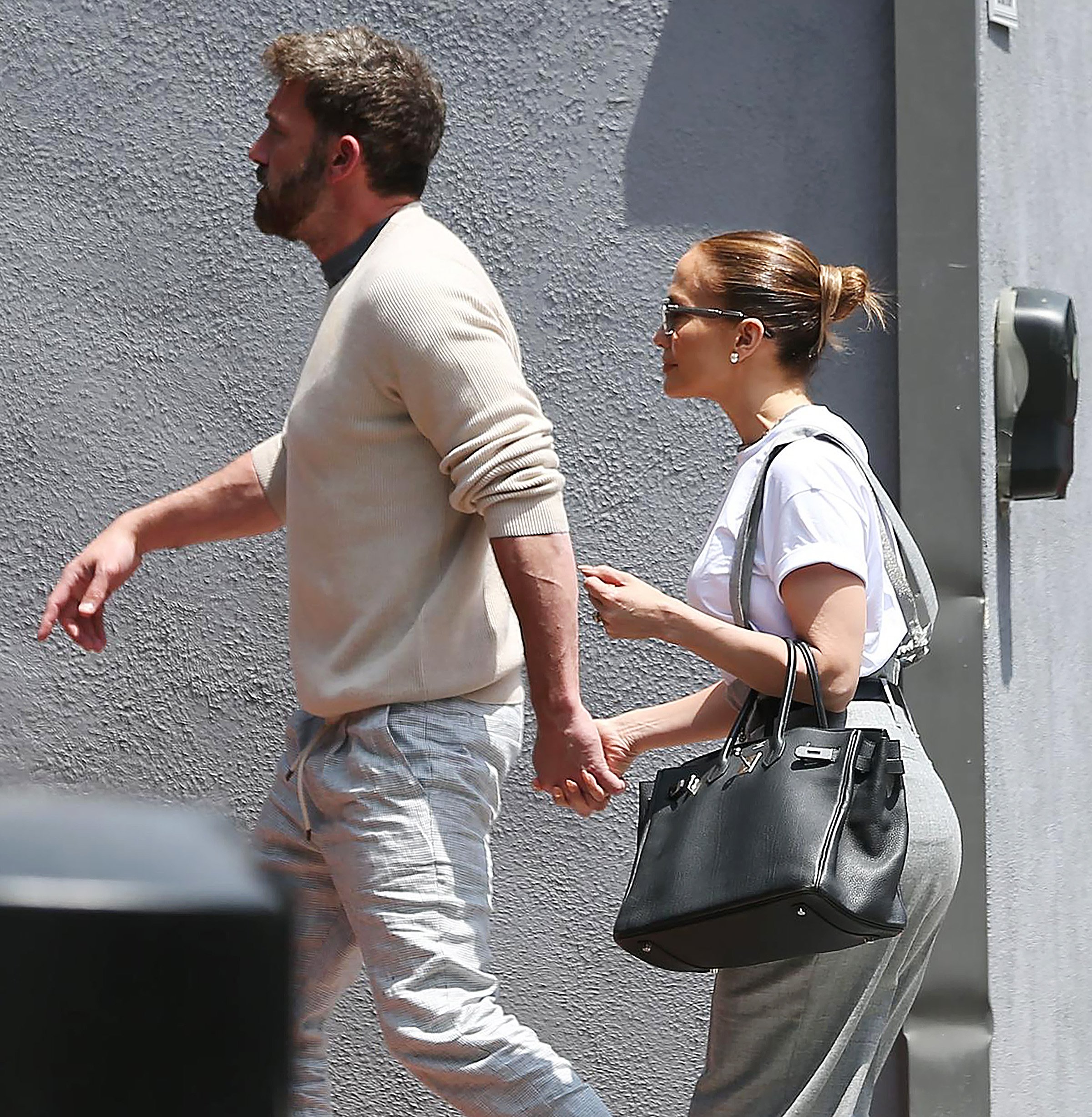 Ben Affleck and Jennifer Lopez are seen on May 3, 2022 in Los Angeles, California. | Source: Getty Images