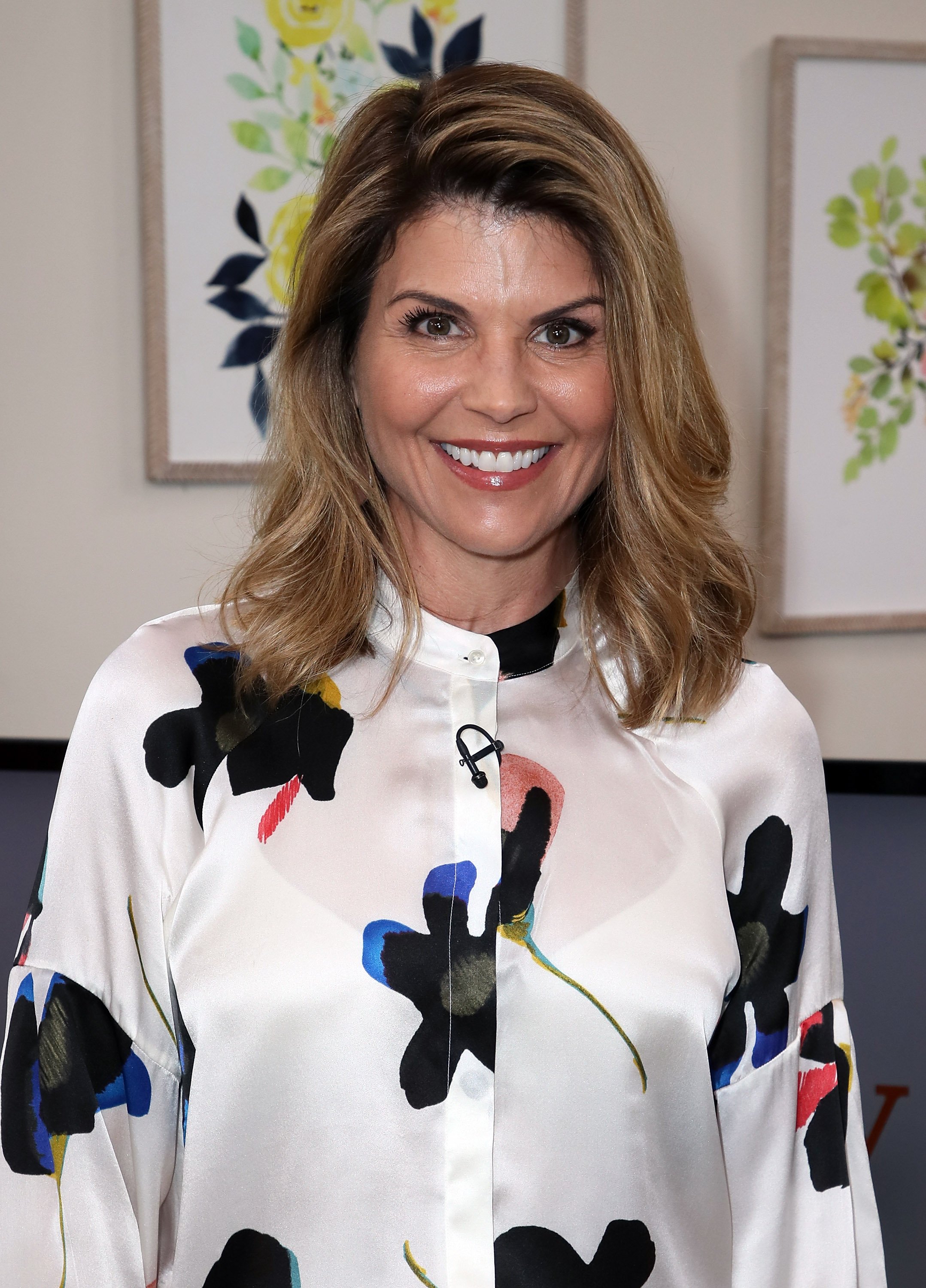 Lori Loughlin visitng Hallmark's 'Home & Family' at Universal Studios Hollywood in Universal City, California | Photo: Getty Images