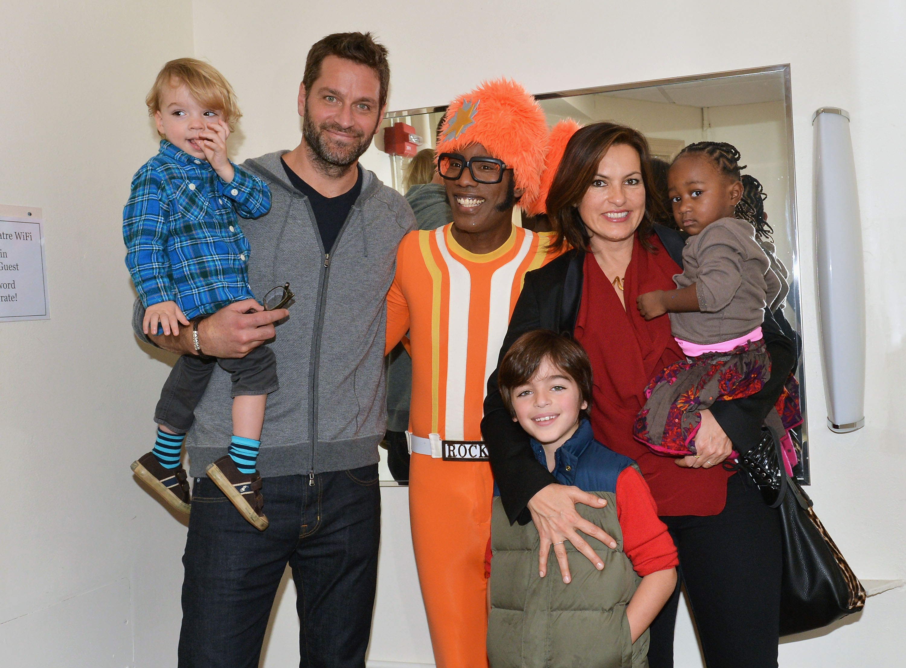 DJ Lance Rock and the Hermann family had a blast at "Yo Gabba Gabba! Live!" on December 21, 2013. | Source: Getty Images