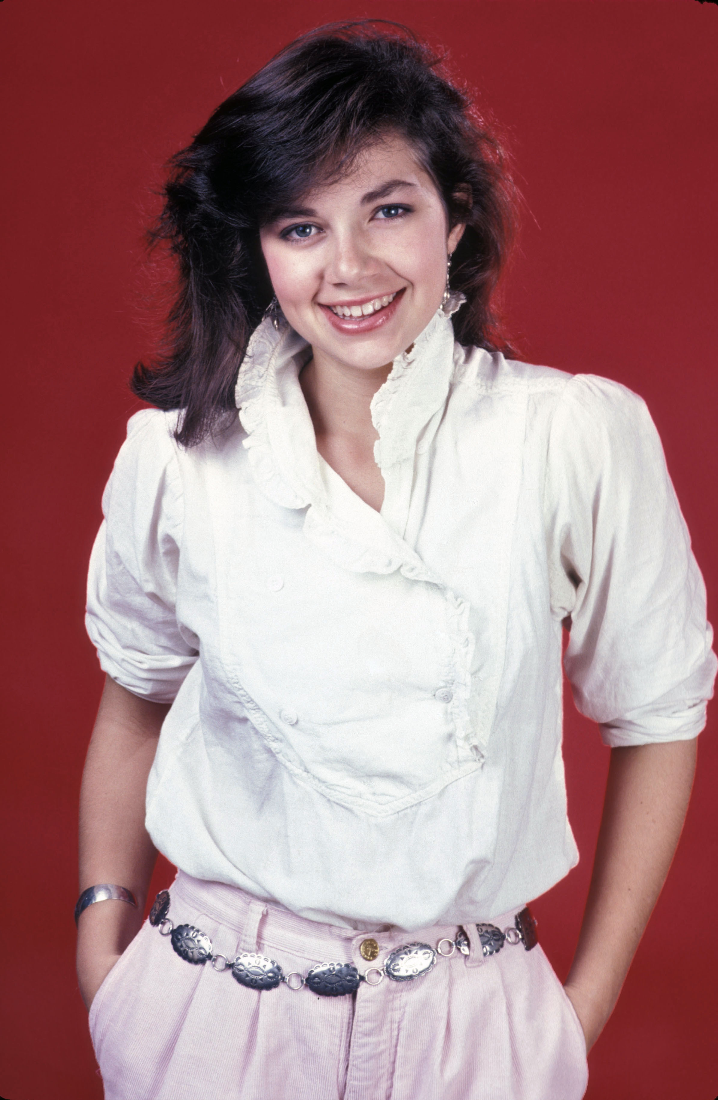 Justine Bateman poses for a portrait, circa 1985 in Los Angeles, California | Source: Getty Images