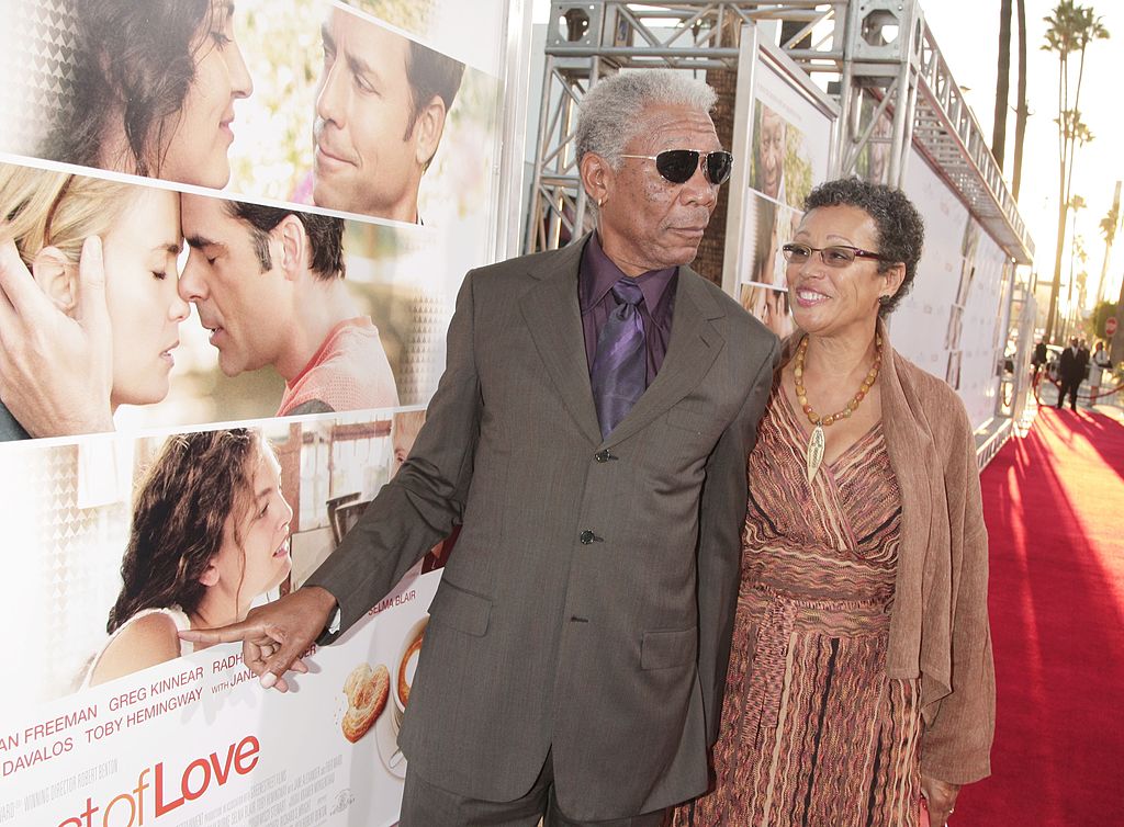 Morgan Freeman and  Myrna Colley-Lee arrive at the premiere of MGM's "Feast of Love" on September 25, 2007. | Source: Getty Images