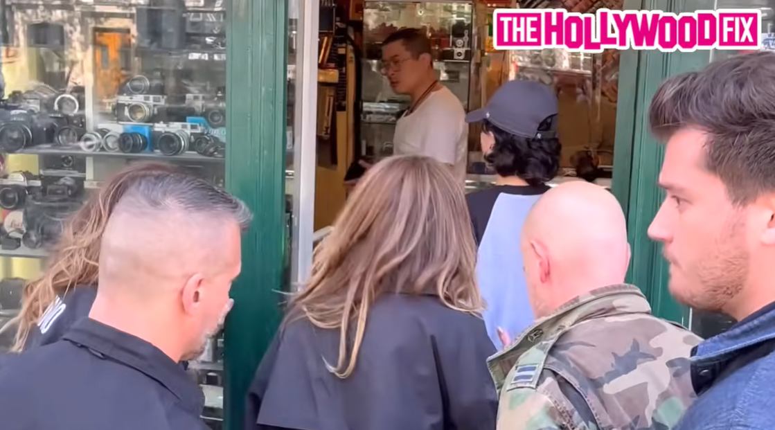 Jennifer Lopez and Emme Muñiz enter a camera shop in Paris, France, as seen in a video dated May 10, 2024. | Source: YouTube/TheHollywoodFix