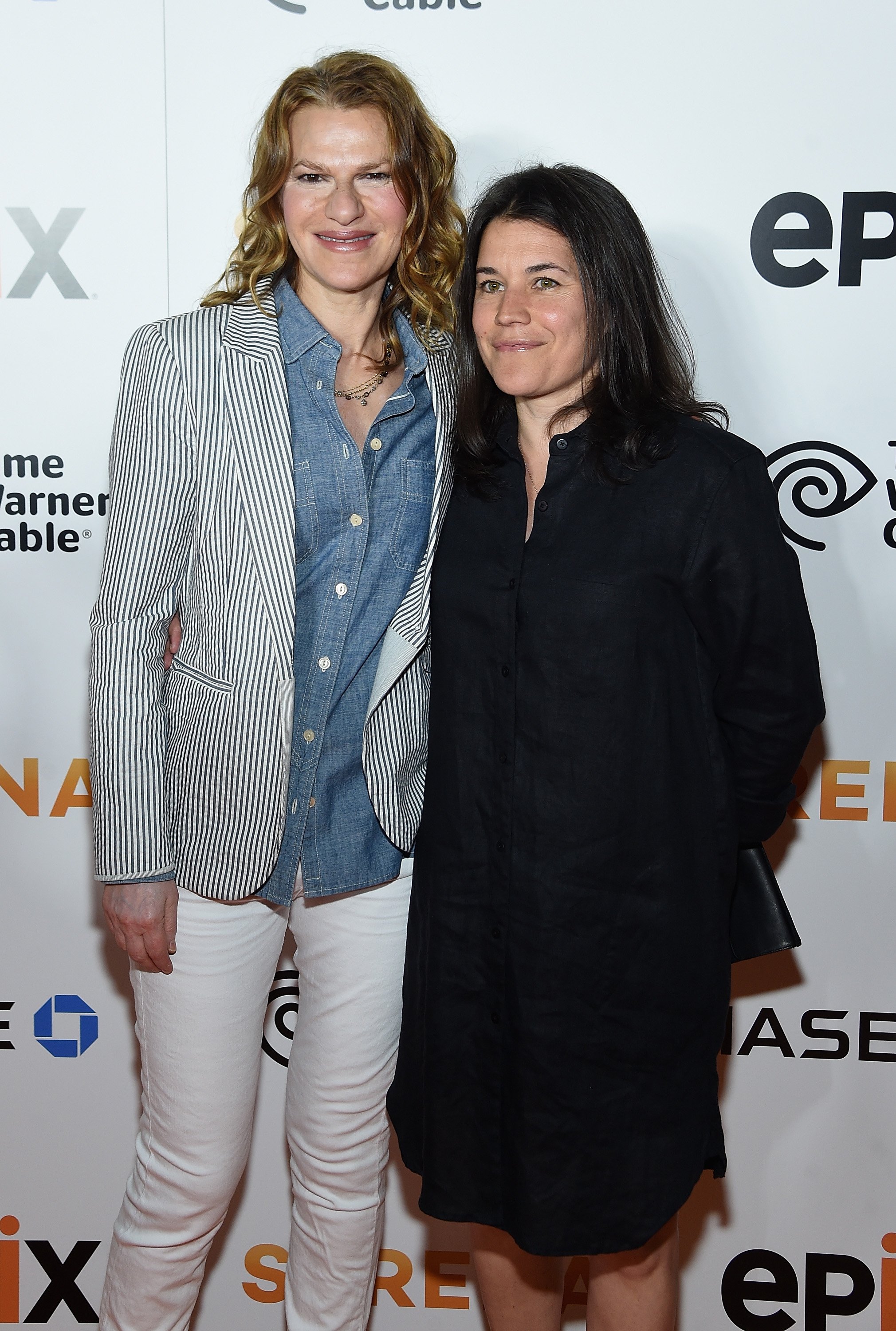Sandra Bernhard and Sara Switzer attend the Premiere Of EPIX Original Documentary "Serena" in 2016. | Source: Getty Images