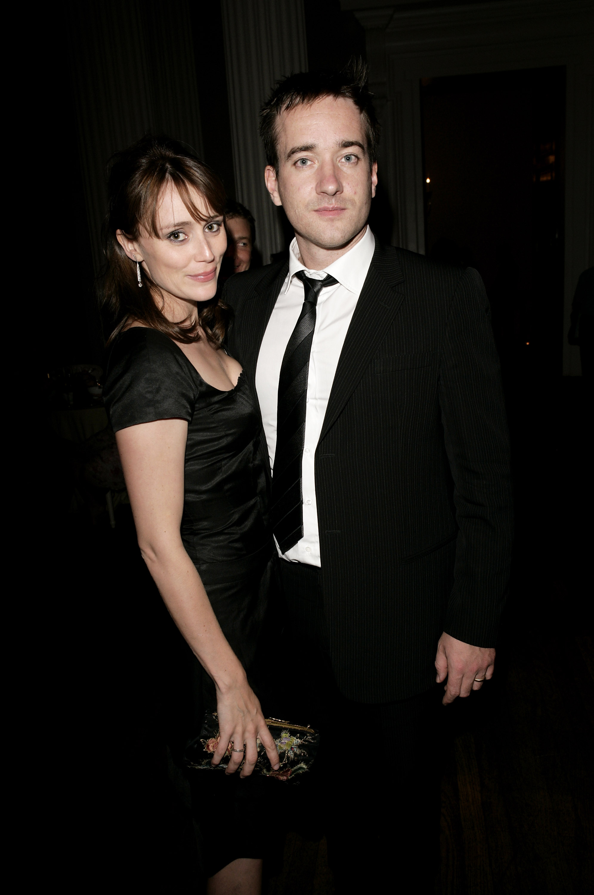 Keeley Hawes and Matthew Macfadyen attend the aftershow party following the UK Premiere of 'Pride & Prejudice' at The Banqueting Hall, Whitehall, on September 5, 2005, in London, England. | Source: Getty Images