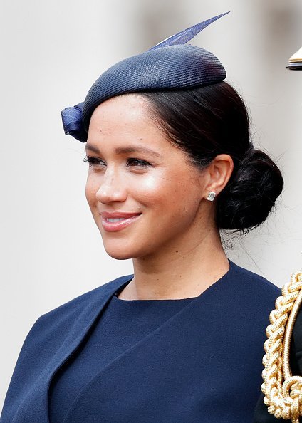 Meghan Markle travels down The Mall in a horse drawn carriage during Trooping The Colour on June 8, 2019 in London, England | Photo: Getty Images